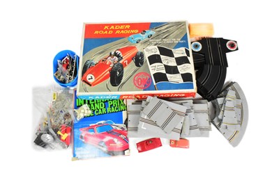 Lot 193 - SLOT CAR RACING - VINTAGE AIRFIX AND KADER SLOT CAR RACING GAMES