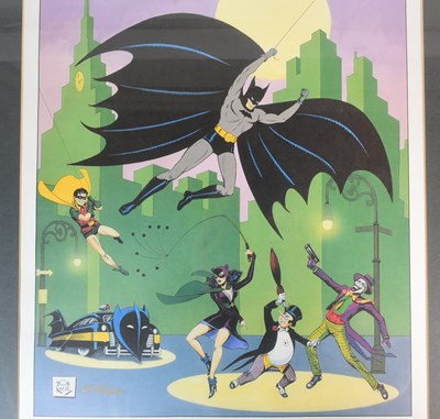 Lot 18 - BATMAN - BOB KANE (1915-1998) - BATMAN SKETCH & SIGNED LIMITED EDITION PRINT