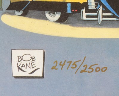 Lot 18 - BATMAN - BOB KANE (1915-1998) - BATMAN SKETCH & SIGNED LIMITED EDITION PRINT