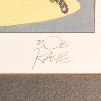 Lot 18 - BATMAN - BOB KANE (1915-1998) - BATMAN SKETCH & SIGNED LIMITED EDITION PRINT