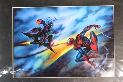 Lot 36 - MARVEL COMICS - DIMITRIS PATELIS - SPIDER-MAN SKETCH & SIGNED PRINT