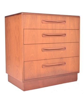 Lot 540 - G-PLAN - FRESCO RANGE - MID CENTURY TEAK SMALL CHEST OF DRAWERS