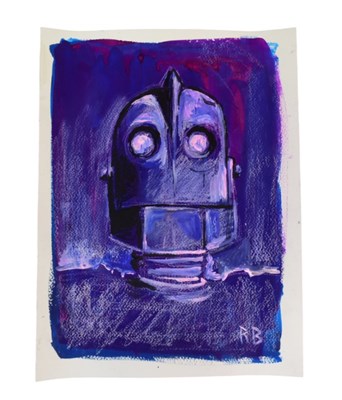 Lot 17 - THE IRON GIANT - ORIGINAL PAINTING BY RICHARD BAZLEY