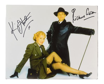 Lot 55 - 'ALLO 'ALLO (BBC SITCOM) - DUAL SIGNED 8X10" PHOTOGRAPH