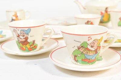 Lot 29 - SNOW WHITE AND THE SEVEN DWARFS - WALT DISNEY - VINTAGE CHILD'S TEA SET
