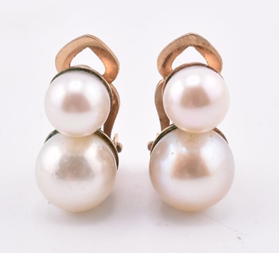 Lot 269 - CULTURED PEARL EARRINGS & NECKLACE