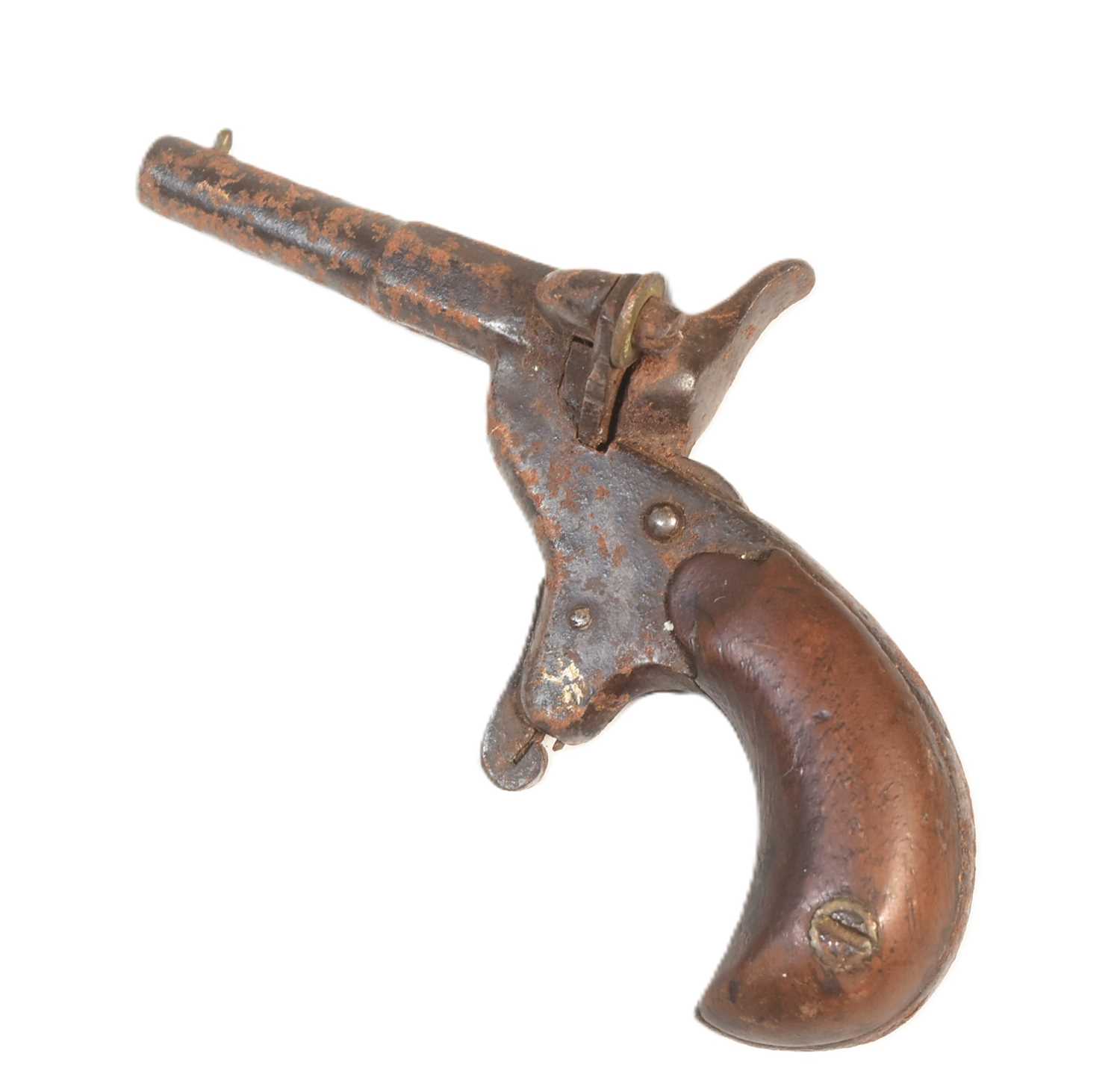 Lot 51 - 19TH CENTURY VICTORIAN POCKET PISTOL