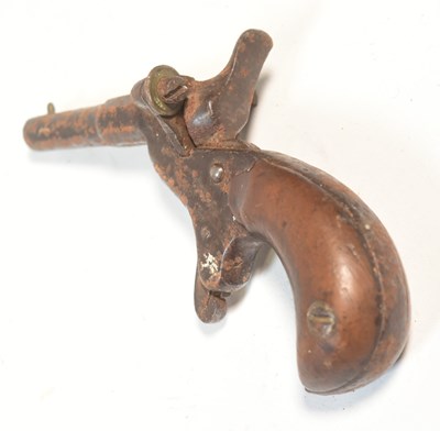 Lot 51 - 19TH CENTURY VICTORIAN POCKET PISTOL
