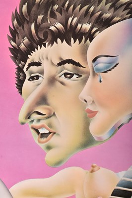 Lot 70 - BOB DYLAN - DON'T LOOK BACK - 1970s FULL-COLOUR ART POSTER