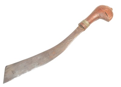 Lot 202 - VINTAGE CONGOLESE MACHETE KNIFE