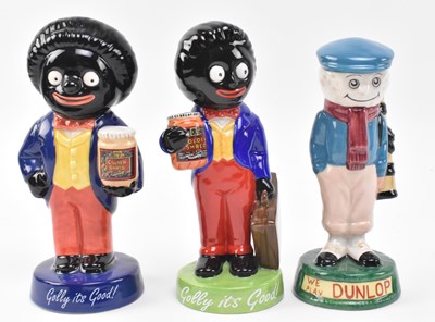 Lot 127 - VINTAGE ADVERTISING - TWO COALPORT / ROYAL DOULTON GOLLY FIGURINES & ANOTHER