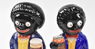 Lot 127 - VINTAGE ADVERTISING - TWO COALPORT / ROYAL DOULTON GOLLY FIGURINES & ANOTHER