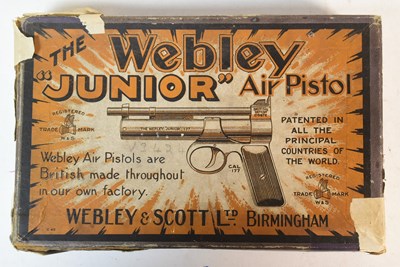 Lot 17 - VINTAGE WEBLEY JUNIOR .177 CALIBRE AIR PISTOL