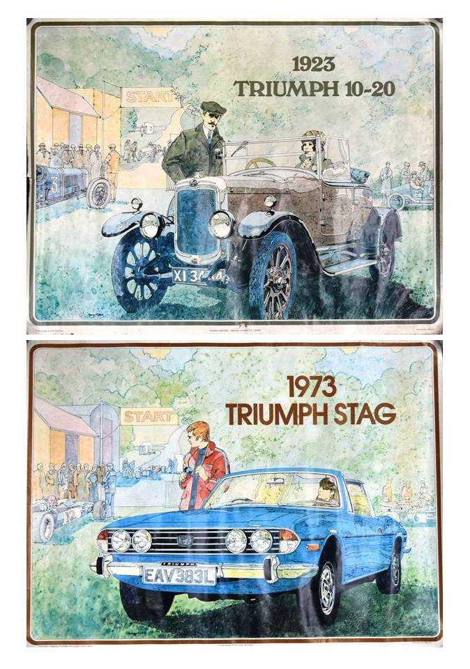 Lot 162 - MOTOR RACING - TRIUMPH DEALERSHIP SHOWROOM