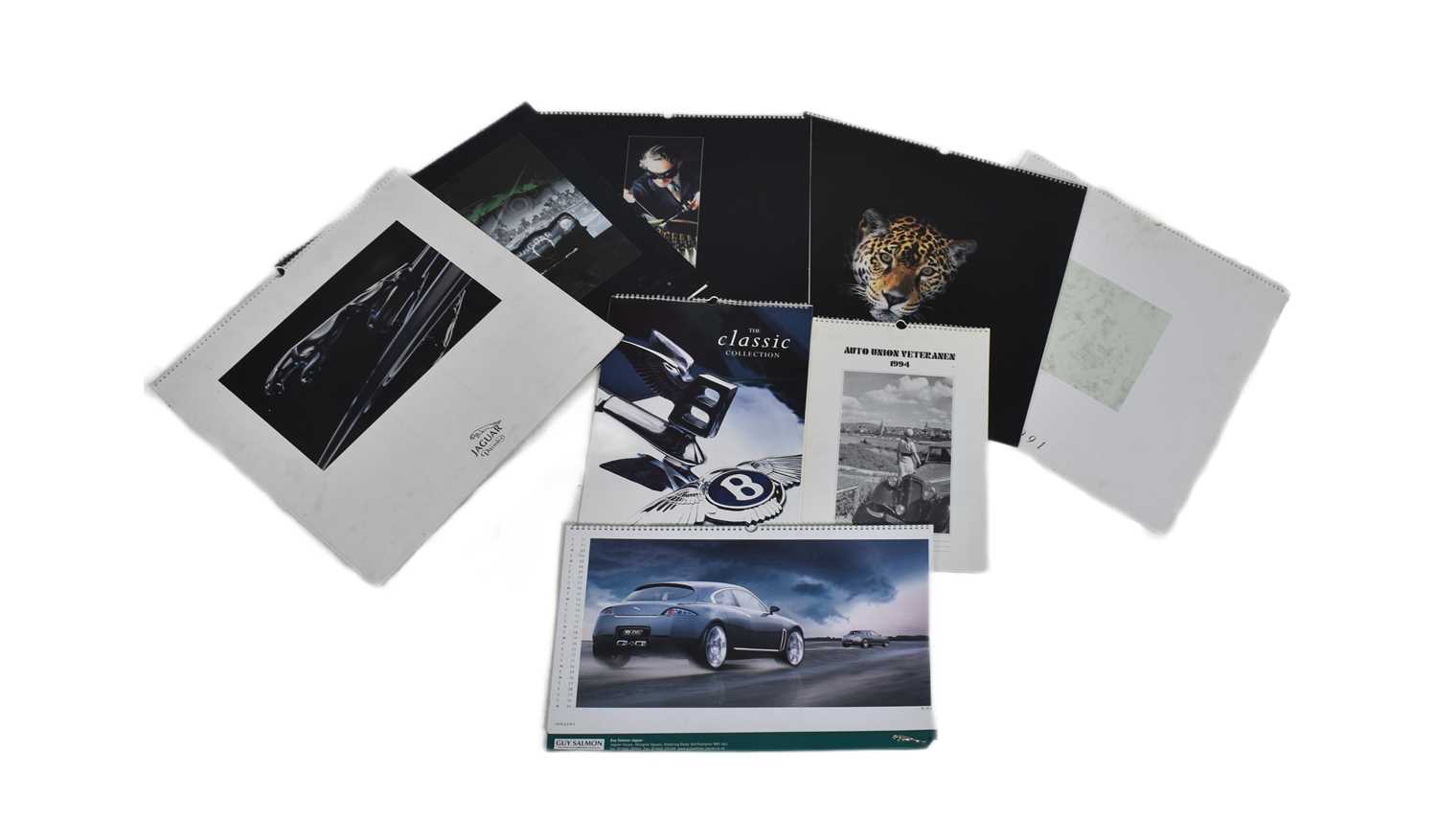 Lot 166 - MOTOR RACING - COLLECTION OF 8 JAGUAR AUTOMOBILE CALENDARS