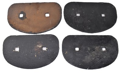Lot 189 - RAILWAYANA - SELECTION OF FOUR CAST IRON WAGON PLATES
