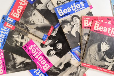 Lot 101 - THE BEATLES - COLLECTION OF BEATLES MONTHLY MAGAZINES & CLOTH PATCH