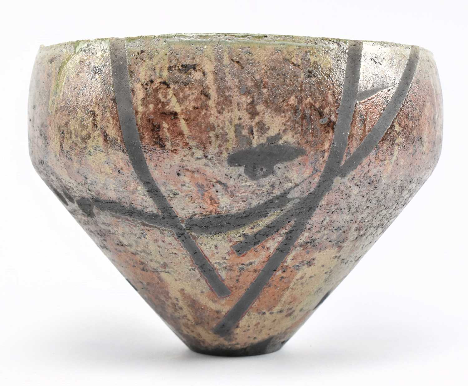 Lot 524 - VINTAGE STUDIO ART POTTERY STAMPED VASE