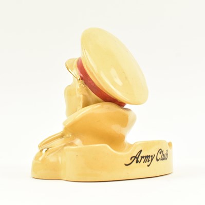 Lot 113 - ROYAL DOULTON - ARMY CLUB - VINTAGE ASHTRAY ADVERTISING FIGURINE