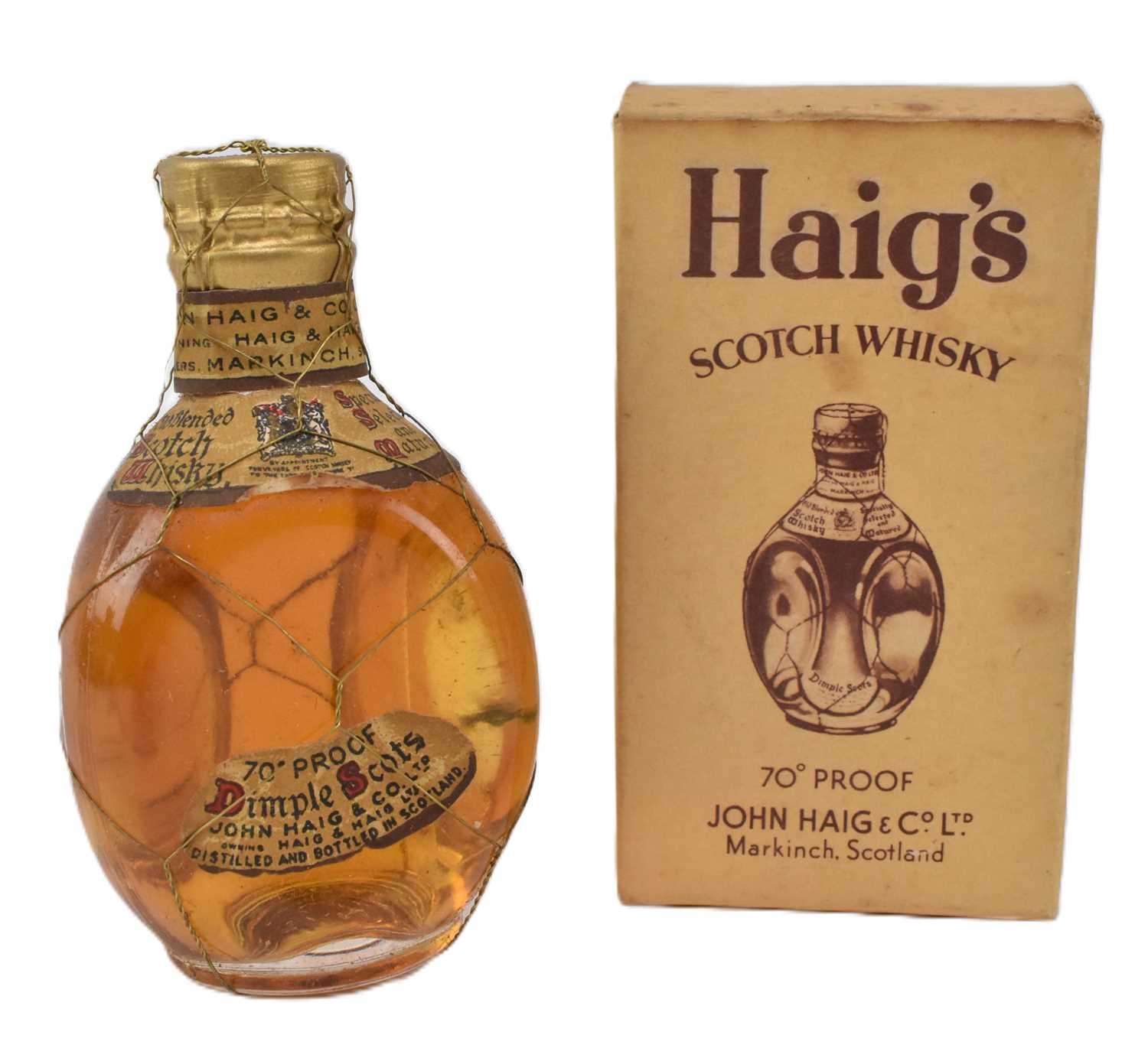 Lot 26 - JOHN HAIG & CO - DIMPLE OLD BLENDED SCOTCH WHISKY