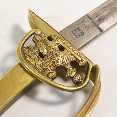 Lot 128 - 19TH CENTURY PRUSSIAN INFANTRY OFFICERS SWORD