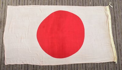 Lot 78 - LARGE IMPERIAL JAPANESE ARMY FLAG