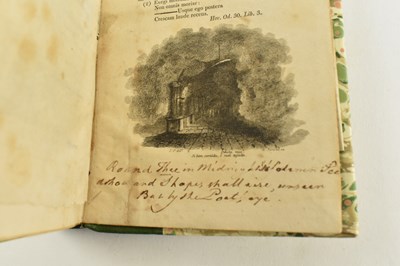 Lot 207 - POWELL, THOMAS. 1805 POEMS SCARCE POETRY COLLECTION WTIH ORIGINAL SKETCH