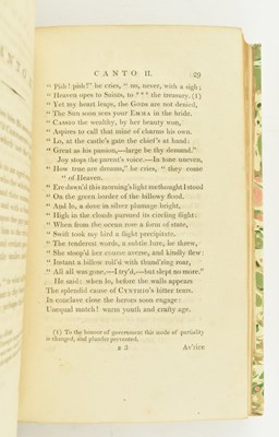 Lot 207 - POWELL, THOMAS. 1805 POEMS SCARCE POETRY COLLECTION WTIH ORIGINAL SKETCH