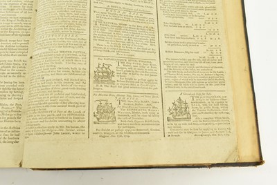 Lot 65 - PERIODICALS. 1789 THE GLASGOW MERCURY SCARCE SCOTTISH PERIODICAL