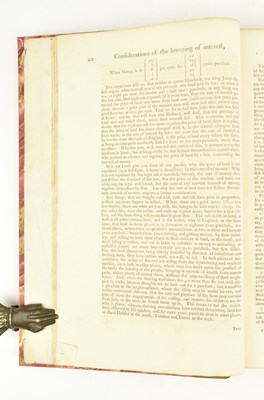 Lot 7 - LOCKE, JOHN. 1751 THE WORKS IN THREE VOLUMES RECENT QUARTER CALF FINE BINDINGS