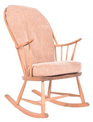 Lot 250 - ERCOL - WINDSOR - CHAIRMAKER - MID CENTURY ROCKING CHAIR