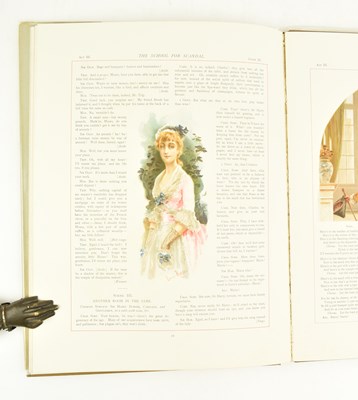 Lot 242 - SHERIDAN, RICHARD BRINSLEY. 1894 THE SCHOOL FOR SCANDAL IN DUST WRAPPER & BOX