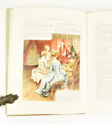 Lot 242 - SHERIDAN, RICHARD BRINSLEY. 1894 THE SCHOOL FOR SCANDAL IN DUST WRAPPER & BOX