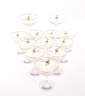 Lot 74 - BABYCHAM - COLLECTION OF TWELVE BABYCHAM GLASSES