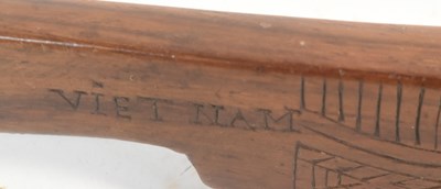 Lot 177 - MALAYAN BLOW PIPE & QUIVER & VIET CONG CROSSBOW