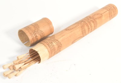 Lot 177 - MALAYAN BLOW PIPE & QUIVER & VIET CONG CROSSBOW