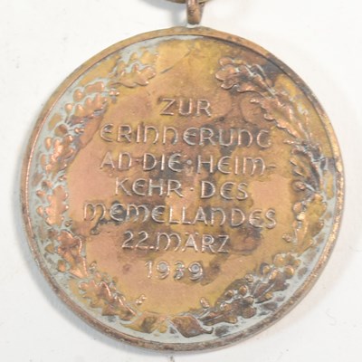 Lot 75 - WWII SECOND WORLD WAR GERMAN MEMEL MEDAL