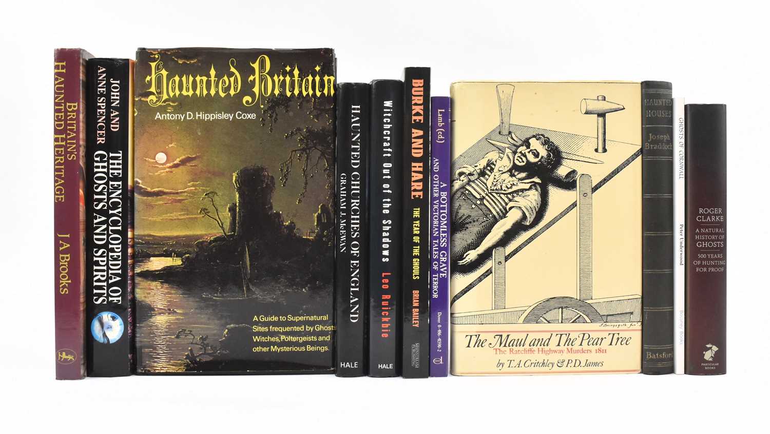 Lot 100 - PARANORMAL INTEREST. COLLECTION OF VINTAGE REFERENCE BOOKS ON BRITISH GHOSTS & SPECTRES