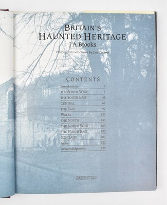 Lot 100 - PARANORMAL INTEREST. COLLECTION OF VINTAGE REFERENCE BOOKS ON BRITISH GHOSTS & SPECTRES