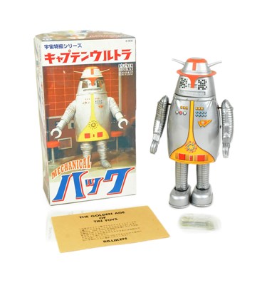 Lot 529 - TINPLATE TOYS - JAPANESE BILLIKEN MECHANICAL ROBOT