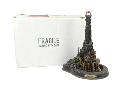 Lot 586 - LORD OF THE RINGS - DANBURY MINT DARK TOWER OF SAURON MODEL