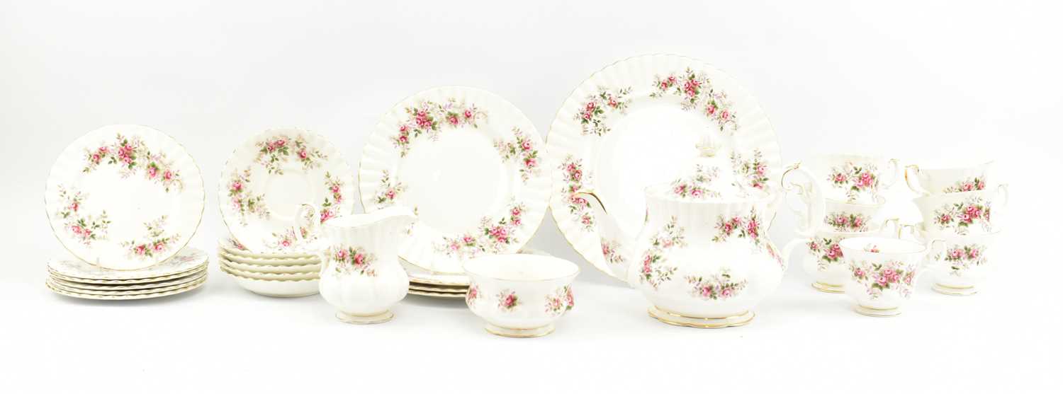 Lot 9 - ROYAL ALBERT BONE CHINA - LAVENDER ROSE - VINTAGE MID CENTURY TEA SERVICE