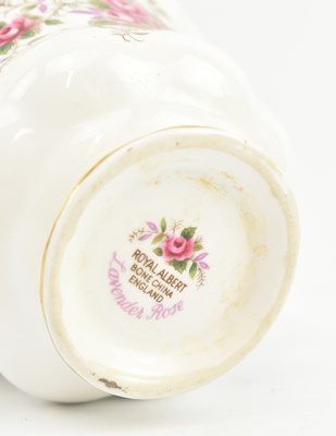 Lot 9 - ROYAL ALBERT BONE CHINA - LAVENDER ROSE - VINTAGE MID CENTURY TEA SERVICE