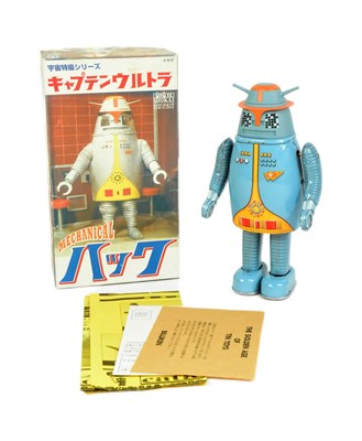 Lot 536 - TINPLATE TOYS - JAPANESE BILLIKEN MECHANICAL ROBOT