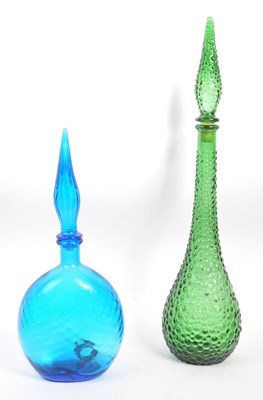 Lot 75 - TWO MID CENTURY EMPOLI MANNER GENIE BOTTLES