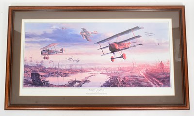 Lot 356 - AFTER NICOLAS TRUDGIAN - LIMITED EDITION ' RICHTHOFEN'S FLYING CIRCUS ' PRINT
