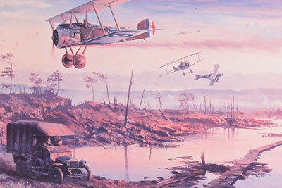 Lot 356 - AFTER NICOLAS TRUDGIAN - LIMITED EDITION ' RICHTHOFEN'S FLYING CIRCUS ' PRINT