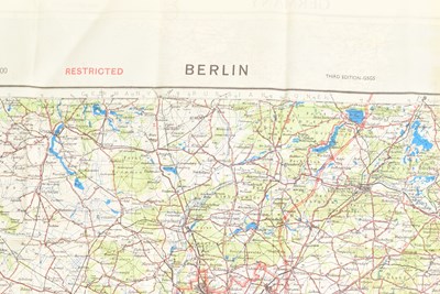 Lot 358 - POST WAR SILK MAP OF GERMANY & BERLIN