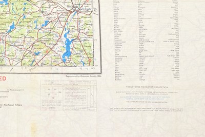 Lot 358 - POST WAR SILK MAP OF GERMANY & BERLIN