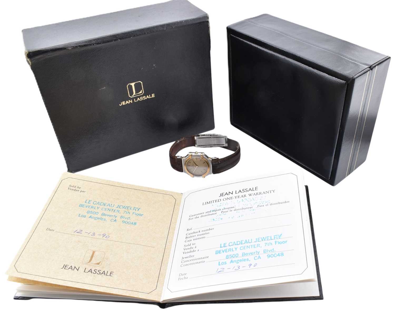 Lot 189 - JEAN LASSALE LADIES WRISTWATCH BOXED